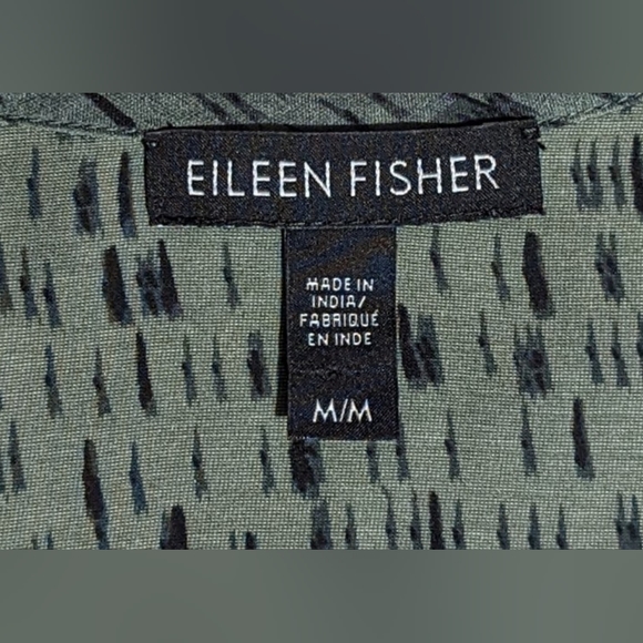 Eileen Fisher Silk Organic Cotton Dash Slip Dress, Medium, EUC - Picture 4 of 7